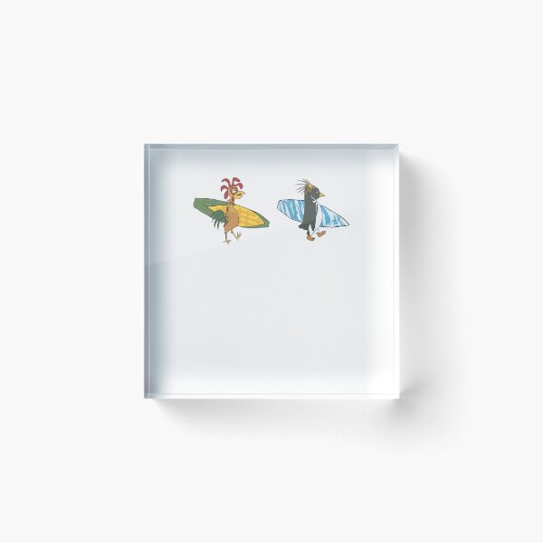 Item preview, Chicken Joe and Cody Maverick Surfing Friends Beach Vacation designed and sold by LokivirArt.