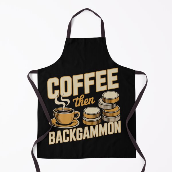 Item preview, Retro Vintage Coffee Then Backgammon Board Game Player Cafe Lover Morning Routine designed and sold by StuZabine.