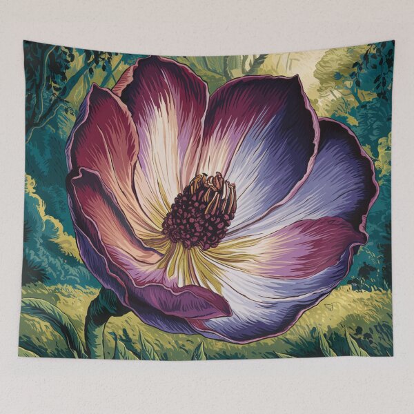 Item preview, Rafflesia bud in style Van Gogh,oil paint. designed and sold by elegantpaterns.
