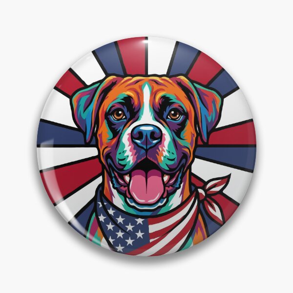 Item preview, Boxer 4th of July Dog – Patriotic USA Puppy Gift designed and sold by The Real Life Symphony.
