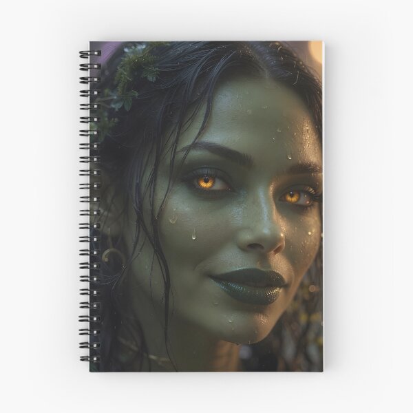 Item preview, Lurielle Final Gaze – The Swamp Is Still Hungry – Fantasy AI Portrait designed and sold by MythicSirens.