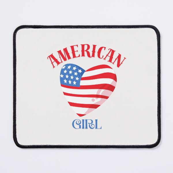 Item preview, American Girl – Vintage Patriotic USA Flag Design | 4th of July designed and sold by EVESTUDIOART.