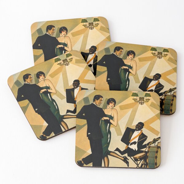 Item preview, Art Deco Jazz Dance Poster for Vintage Art Lovers designed and sold by RickE.