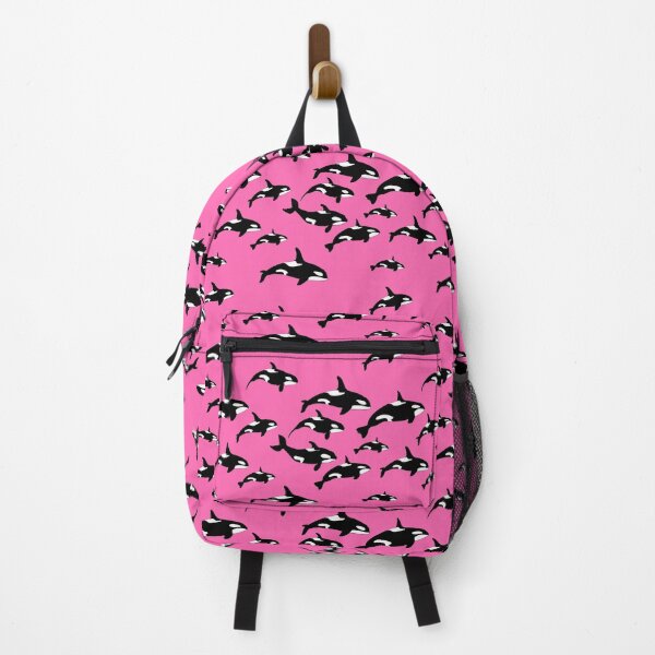 Item preview, Orca Whale Pod on Pink designed and sold by CreativeBridge.