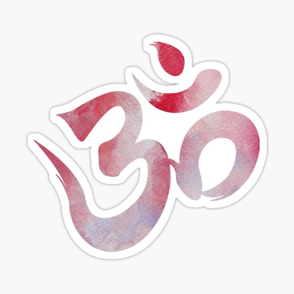 Item preview, Om Symbol, Watercolor Aum designed and sold by Manitarka.