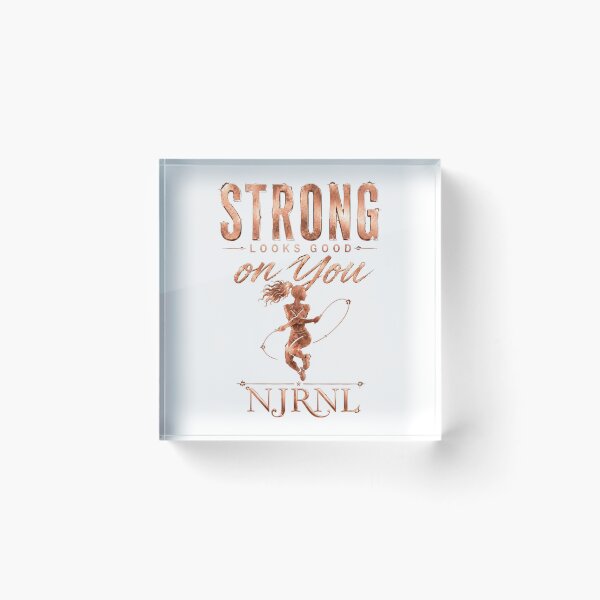 Item preview, Strong Looks Good On You | Women's Jump Rope Fitness Shirt designed and sold by NJRNL Apparel .
