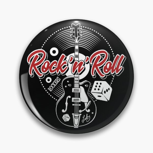 Item preview, Rockabilly Music Classic Rock and Roll Guitar Sock Hop Retro Style Biker designed and sold by MemphisCenter.