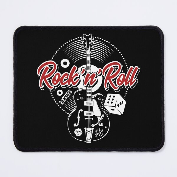 Item preview, Rockabilly Music Classic Rock and Roll Guitar Sock Hop Retro Style Biker designed and sold by MemphisCenter.