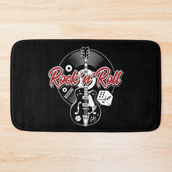 Item preview, Rockabilly Music Classic Rock and Roll Guitar Sock Hop Retro Style Biker designed and sold by MemphisCenter.