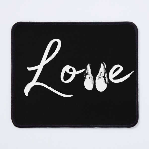 Item preview, ‘LOVE’ Goat Hoof Print designed and sold by CritterCapers.