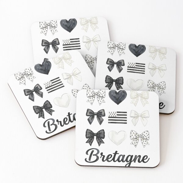 Item preview, Cute Bretagne Coquette Ribbon Bows French Brittany Flag Pattern Aesthetic Graphic designed and sold by KrystinaGiGi.