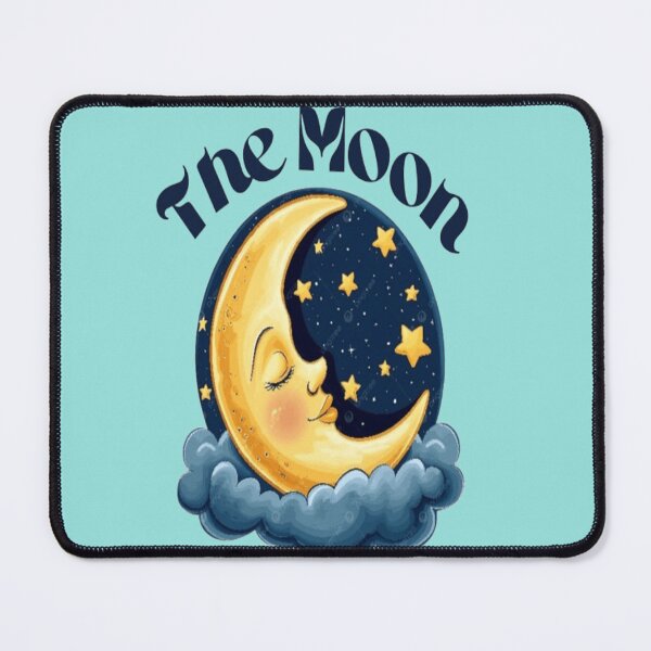 Item preview, The Moon – Celestial Night Sky Lunar Art designed and sold by PrashaDesigns.