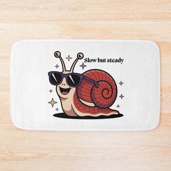 Item preview, Slow and Steady Snail Aesthetic Sticker | Retro Cool Vibes Art designed and sold by Pandey14.