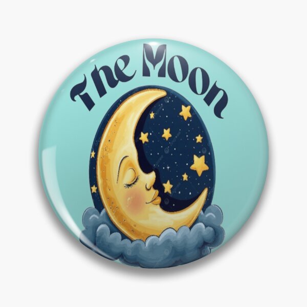 Item preview, The Moon – Celestial Night Sky Lunar Art designed and sold by PrashaDesigns.