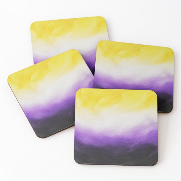 Item preview, Non-Binary Pride Flag Gradient Illustration designed and sold by AHOK-lab.
