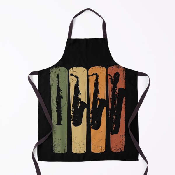 Item preview, Vintage Retro Saxophone Silhouette Sunset Distressed Jazz Music Player Instrument Gift designed and sold by KrystinaGiGi.