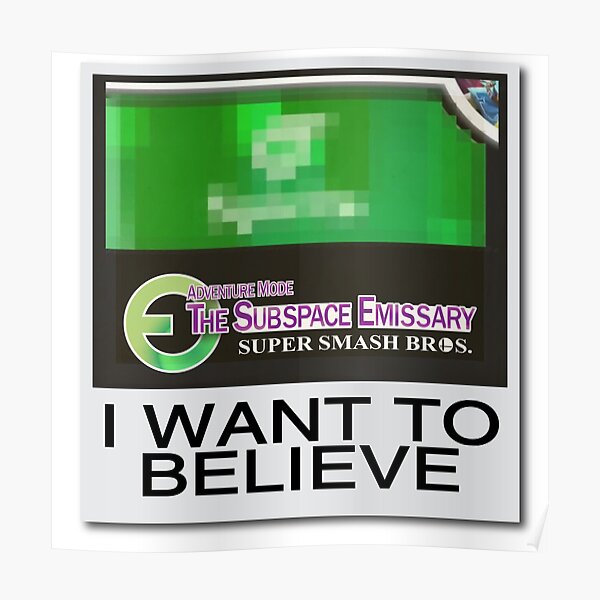 Story Mode Posters Redbubble - subspace emissary movie poster roblox