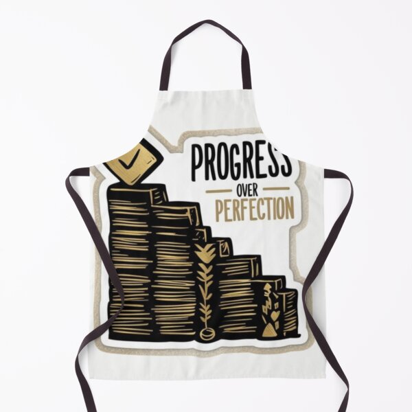 Item preview, Progress Over Perfection Motivational Sticker for Growth and Success designed and sold by skillifyme.