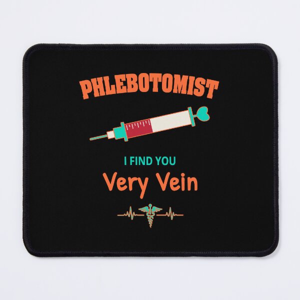 Item preview, I Find You Very Vein Funny Phlebotomist Humor designed and sold by Nubrixa-Studio.