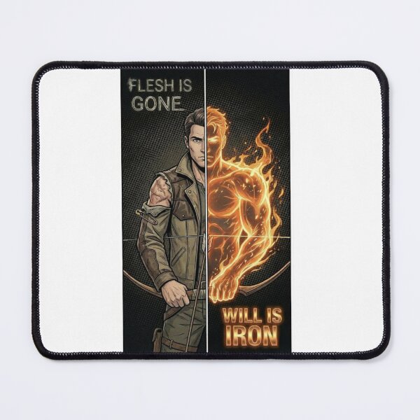 Item preview, Flesh is Gone Will is Iron - Split Comic Book Hero designed and sold by SlavicKemp.