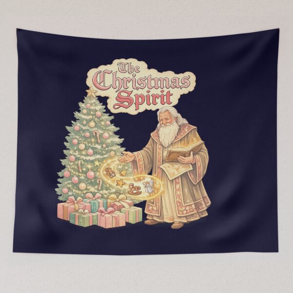 Item preview, The Christmas Spirit Vintage  Santa Magic Holiday Design designed and sold by Log77.
