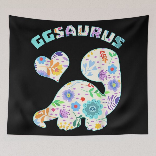 Item preview, Ggsaurus Floral Dinosaur Cute Grandma Brontosaurus Mother Day Family Flower Art designed and sold by NgumohaLanke.