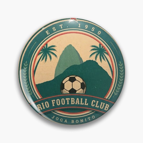 Item preview, Rio Football Club Vintage Retro Brazil Soccer Design designed and sold by Haus Rio Studio.