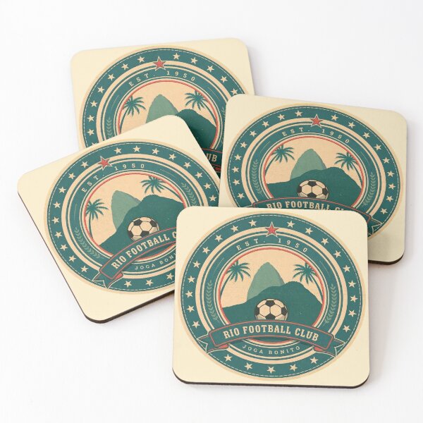 Item preview, Rio Football Club Vintage Retro Brazil Soccer Design designed and sold by Haus Rio Studio.