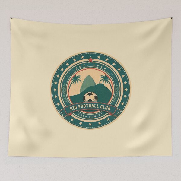 Item preview, Rio Football Club Vintage Retro Brazil Soccer Design designed and sold by Haus Rio Studio.