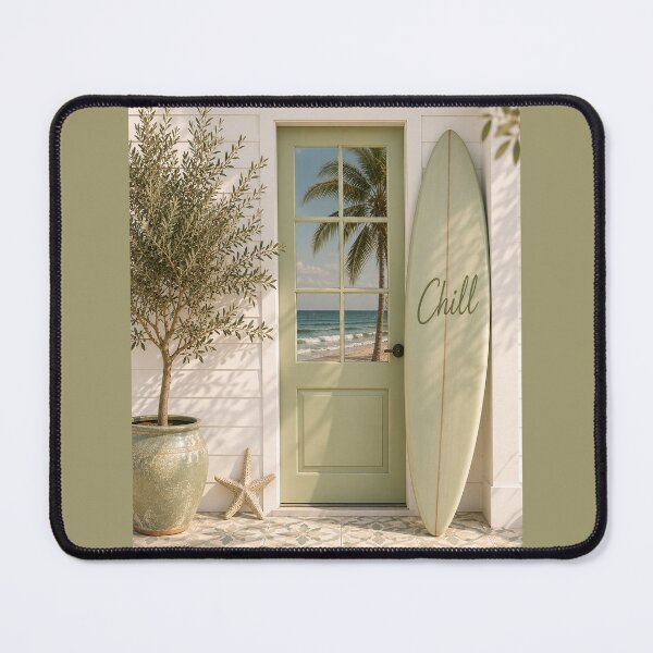 Item preview, Coastal Cottage Door with Ocean View designed and sold by TheSlowShore.