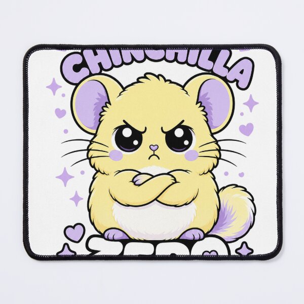Item preview, Kawaii Chinchilla Girl Attitude Statement designed and sold by VisualArtsOasis.
