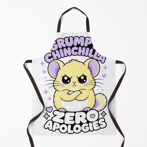 Item preview, Kawaii Chinchilla Girl Attitude Statement designed and sold by VisualArtsOasis.