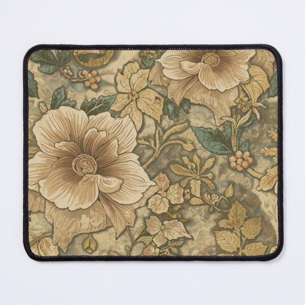 Item preview, Intricate Moss Green Damask Flowers Mystical Pattern designed and sold by GrinGalore.