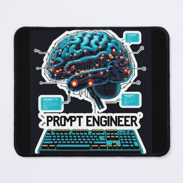 Item preview, Prompt Engineer AI Sticker for Artificial Intelligence Enthusiasts designed and sold by skillifyme.