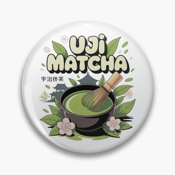 Item preview, Uji Matcha Japanese Tea Kawaii Sticker designed and sold by LukaRealm.
