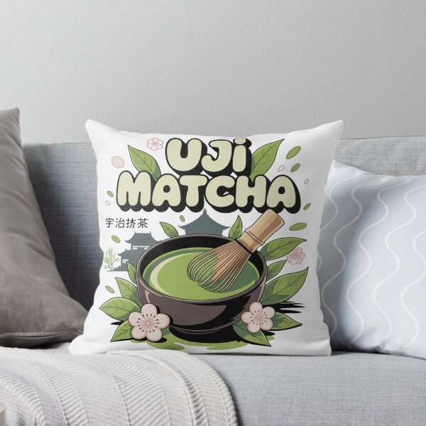Item preview, Uji Matcha Japanese Tea Kawaii Sticker designed and sold by LukaRealm.