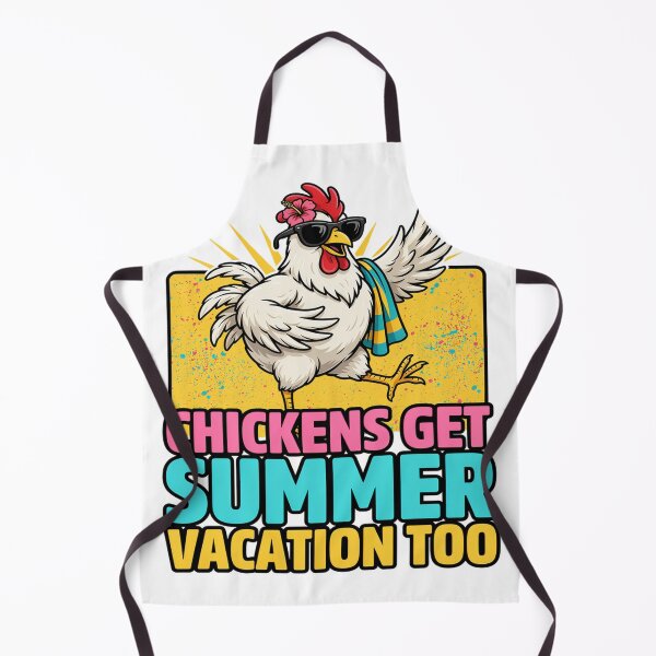 Item preview, Cool Chicken Vacation Tropics Summer Sun designed and sold by Squiggle Happy.