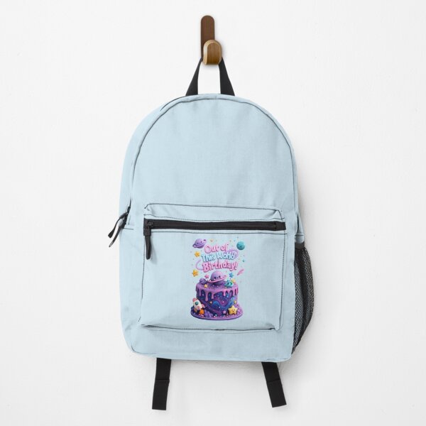 Item preview, Cute Galaxy Birthday Cake | Kawaii 3D Space Party Art designed and sold by Moons Studio.
