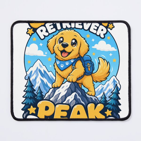 Item preview, Golden Retriever Hiking Hat For Trail Lovers designed and sold by VisualArtsOasis.