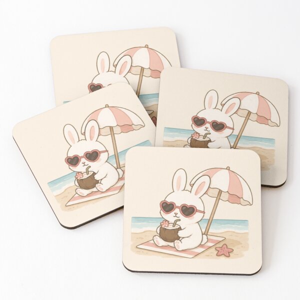 Item preview, Cute Beach Bunny designed and sold by MellowMunchkins.