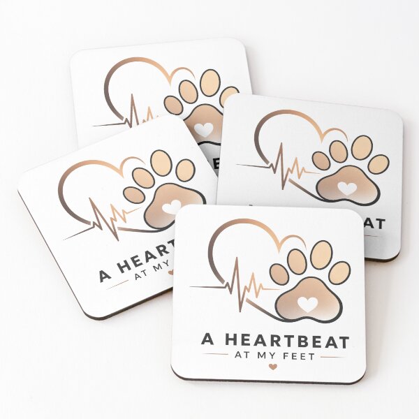 Item preview, A Heartbeat at My Feet Shirt – Dog Lover Paw Print designed and sold by Safe Haven Pets.