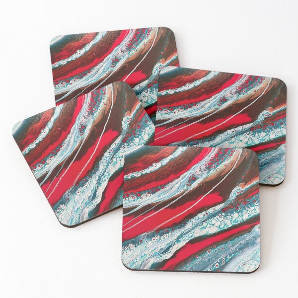 Item preview, Refreshing Red and Blue Wave designed and sold by LoveView Designs.