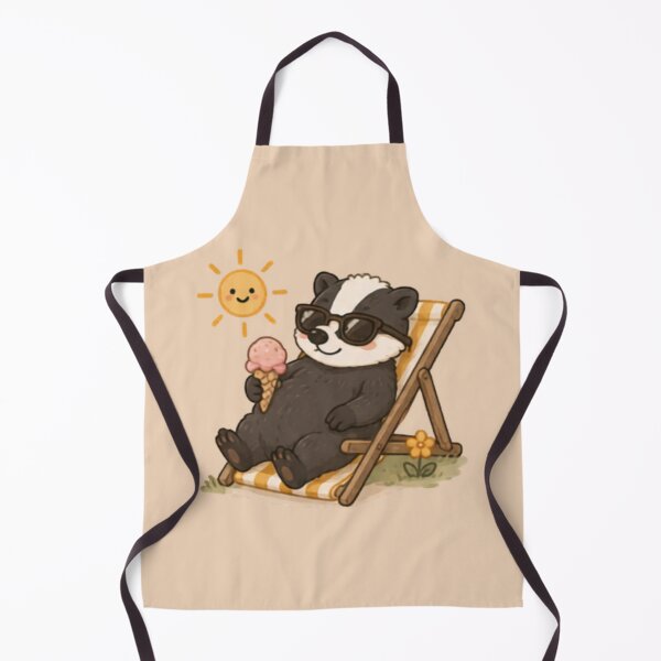 Item preview, Cute Summertime Badger designed and sold by MellowMunchkins.