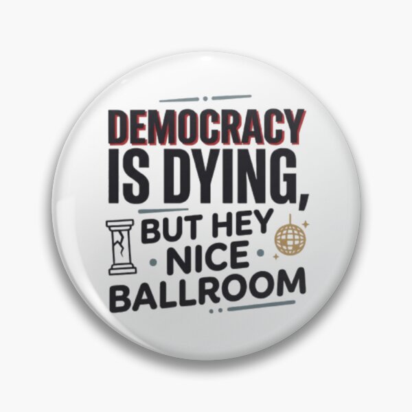 Item preview, Democracy Is Dying But Hey Nice Ballroom T-Shirt designed and sold by cappabma1.