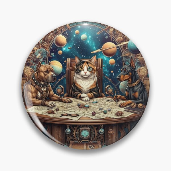 Item preview, Steampunk Council – Cosmic Strategy Session designed and sold by Dogandesighn.
