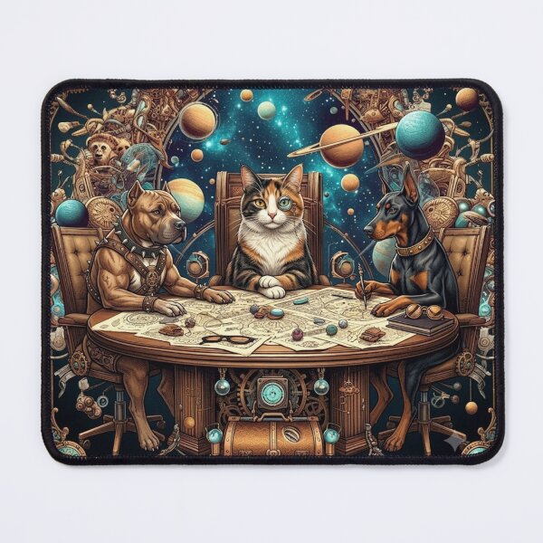 Item preview, Steampunk Council – Cosmic Strategy Session designed and sold by Dogandesighn.