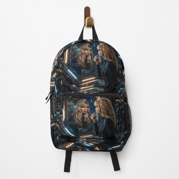 Item preview, Cosmic Beauty – Space Station Glamour with 60s Blonde Bombshell Vibes designed and sold by SammyMorry.