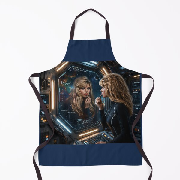 Item preview, Cosmic Beauty – Space Station Glamour with 60s Blonde Bombshell Vibes designed and sold by SammyMorry.