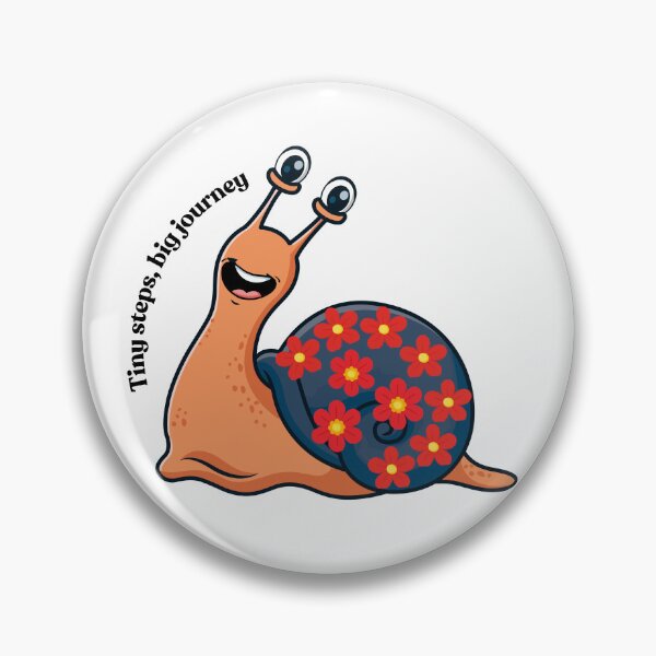 Item preview, Bloom Trail Snail Sticker | Tiny Steps Big Journey Floral Shell Art designed and sold by Pandey14.