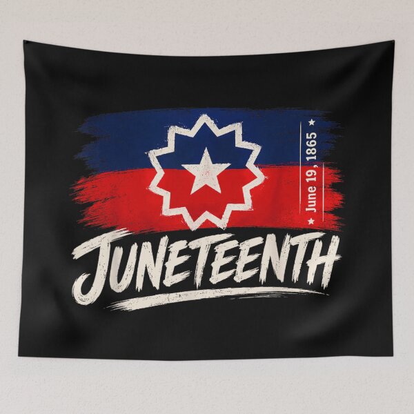 Item preview, Juneteenth Freedom Day Freedom Star Flag Patriotic African American Black History designed and sold by NgumohaLanke.